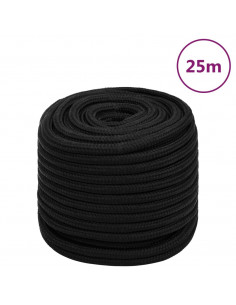 Corda da Lavoro Nera 16 mm 25 m in Poliestere 2