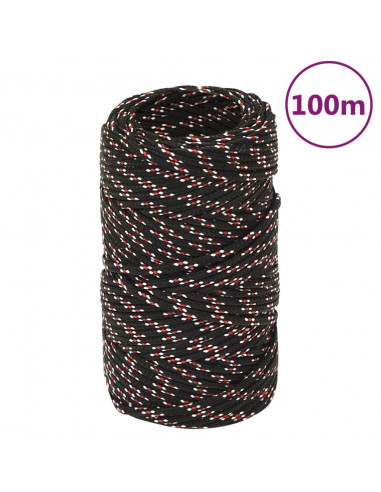 Corda Nautica Nera 2 mm 100 m in Polipropilene