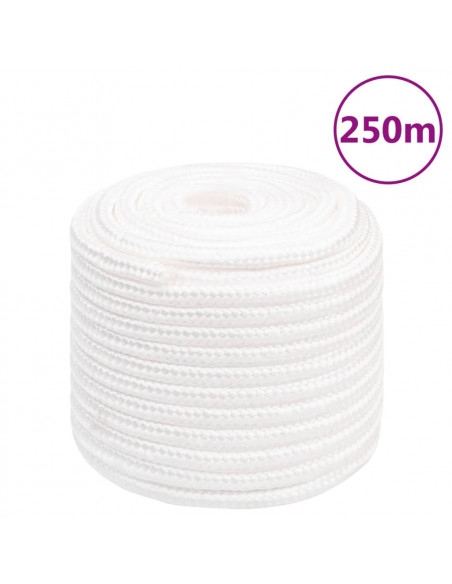 Corda Nautica Completamente Bianca 16 mm 250 m in Polipropilene