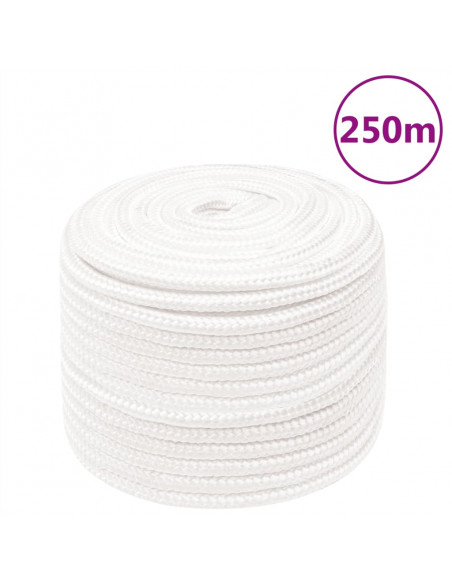 Corda Nautica Completamente Bianca 14 mm 250 m in Polipropilene