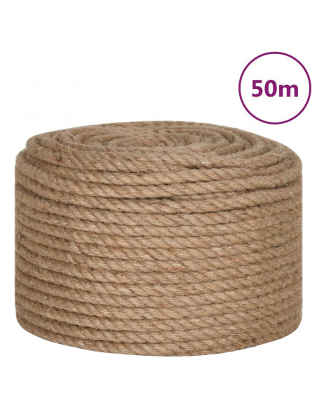 Corda in Juta Lunga 50 m Spessa 10 mm