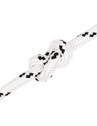Corda Intrecciata per Barca Bianca 12 mm x 25 m Poliestere
