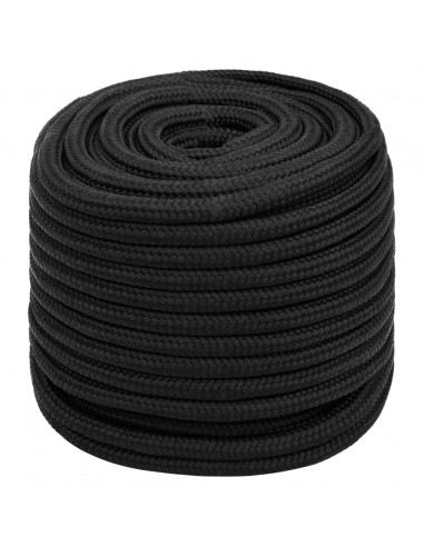 Corda Nautica Completamente Nera 16 mm 250 m in Polipropilene