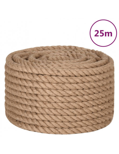 Corda in Juta Lunga 25 m Spessa 20 mm