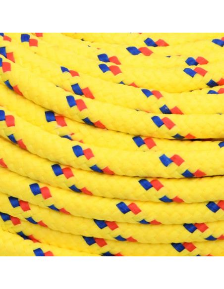 Corda Nautica Gialla 10 mm 500 m in Polipropilene