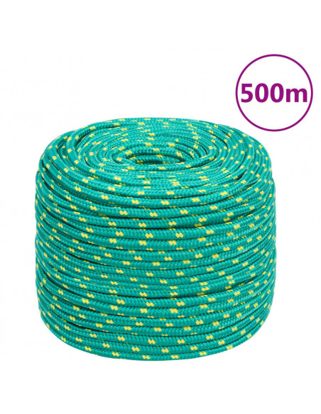 Corda Nautica Verde 6 mm 500 m in Polipropilene