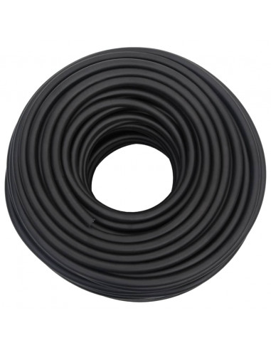 Tubo Aria Ibrido Nero 0,6" 20 m in Gomma e PVC