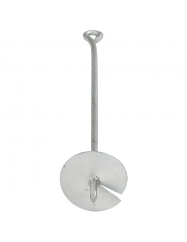 Ancoraggi a Terra 4 pz 10x60 cm in Metallo Zincato