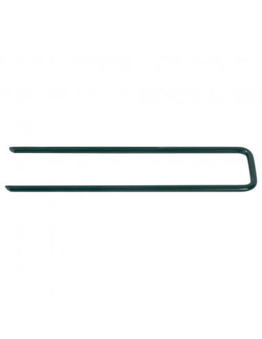 Chiodi a U per Erba Artificiale 100 pz in Ferro