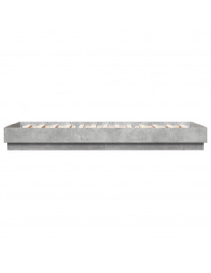 Giroletto con LED Grigio Cemento 100x200 cm 2