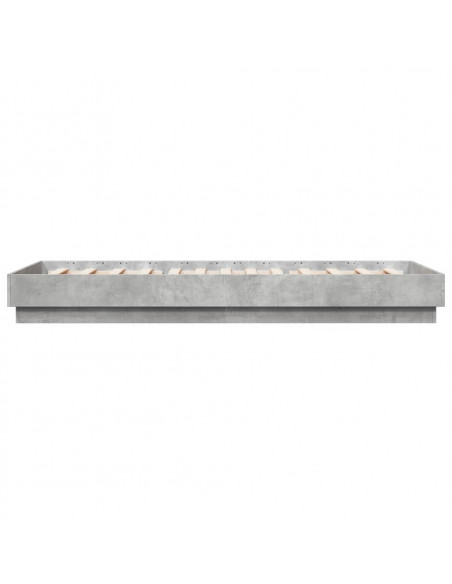 Giroletto con LED Grigio Cemento 100x200 cm
