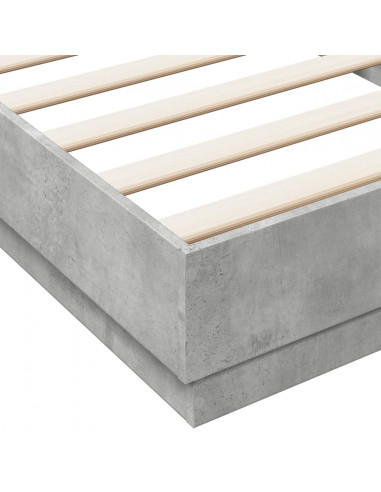 Giroletto con LED Grigio Cemento 100x200 cm