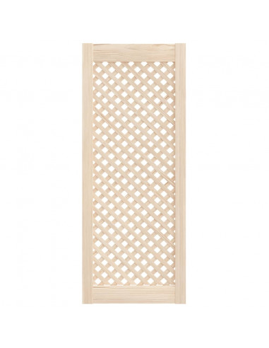 Ante con Design a Reticolo 2 pz 39,5x99 cm in Legno di Pino