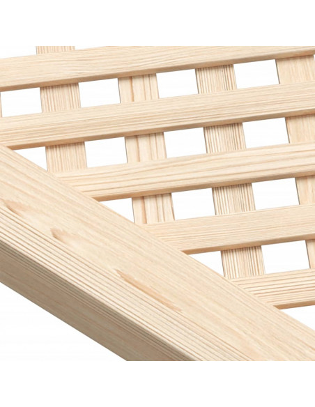 Ante con Design a Reticolo 2 pz 49,5x99 cm in Legno di Pino