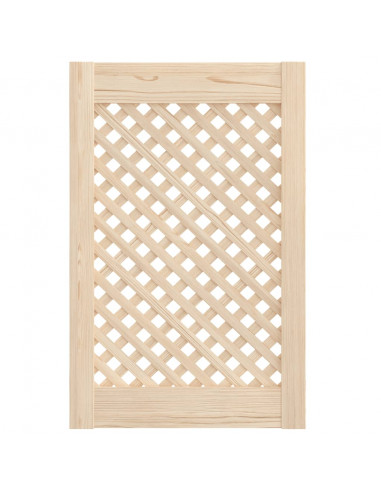 Ante con Design a Reticolo 2 pz 39,5x61,5 cm in Legno di Pino