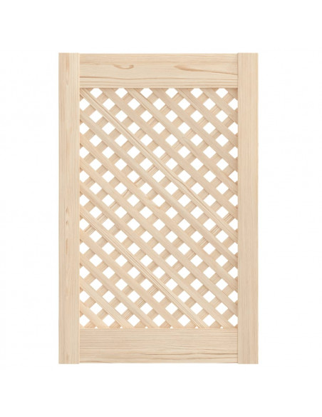 Ante con Design a Reticolo 2 pz 39,5x61,5 cm in Legno di Pino
