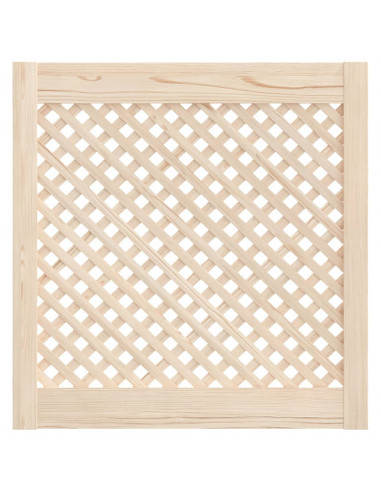Ante con Design a Reticolo 2 pz 59,5x61,5 cm in Legno di Pino