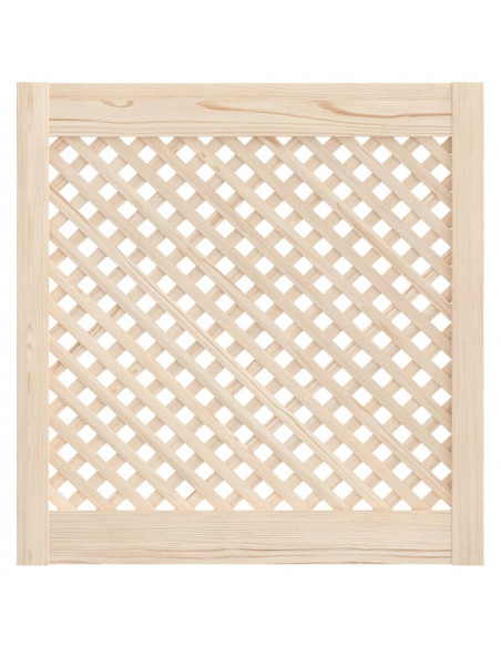 Ante con Design a Reticolo 2 pz 59,5x61,5 cm in Legno di Pino