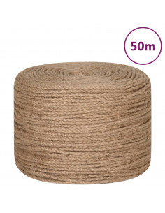 Corda in Juta Lunga 50 m Spessa 4 mm 2