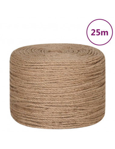Corda in Juta Lunga 25 m Spessa 6 mm