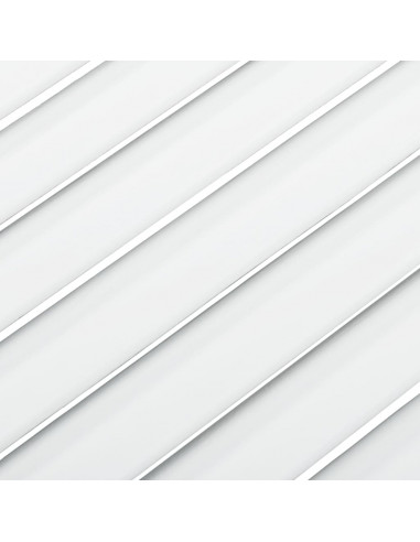 Ante a Lamelle 2 pz Bianche 39,5x49,4 cm in Legno di Pino