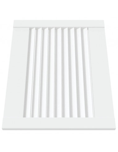 Ante a Lamelle 4 pz Bianche 39,5x49,4 cm in Legno di Pino