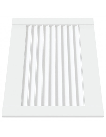 Ante a Lamelle 4 pz Bianche 39,5x49,4 cm in Legno di Pino