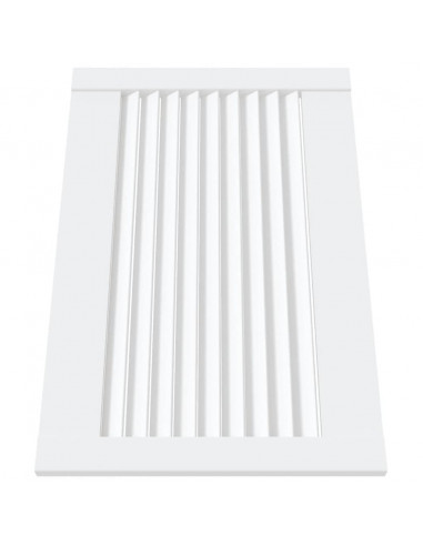 Ante a Lamelle Bianche 2 pz Bianche 39,5x59,4 cm Legno di Pino