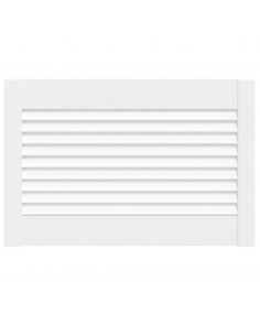 Ante a Lamelle 2 pz Bianche 39,5x59,4 cm in Legno di Pino 2