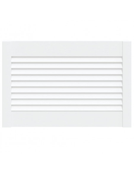 Ante a Lamelle 2 pz Bianche 39,5x59,4 cm in Legno di Pino