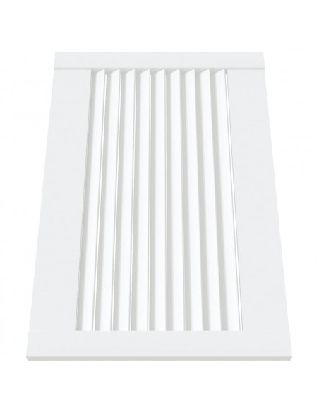 Ante a Lamelle 2 pz Bianche 39,5x59,4 cm in Legno di Pino
