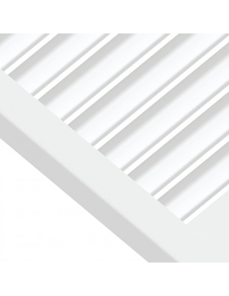 Ante a Lamelle 2 pz Bianche 39,5x59,4 cm in Legno di Pino