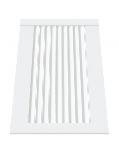 Ante a Lamelle Bianche 4 pz Bianche 39,5x59,4 cm Legno di Pino