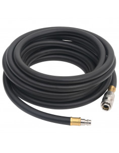 Tubo Aria Ibrido Nero 0,6" 2 m in Gomma e PVC 2