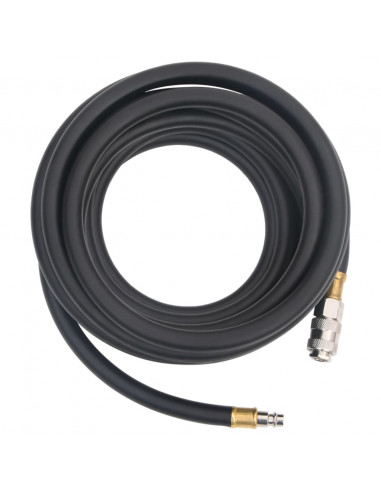 Tubo Aria Ibrido Nero 0,6" 2 m in Gomma e PVC