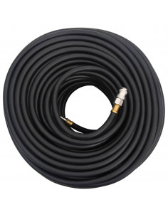 Tubo Aria Ibrido Nero 0,6" 50 m in Gomma e PVC 2