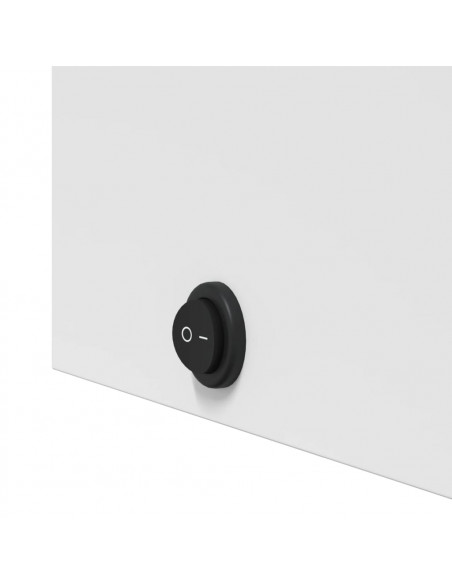 Armadietto Bagno con Specchio e LED Bianco 45x13x52 cm