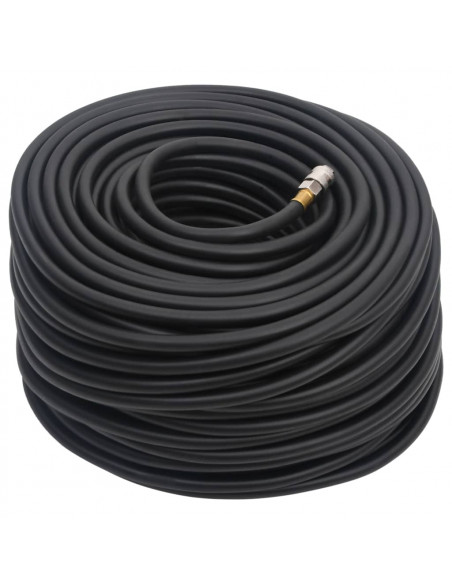 Tubo Aria Ibrido Nero 0,6" 20 m in Gomma e PVC