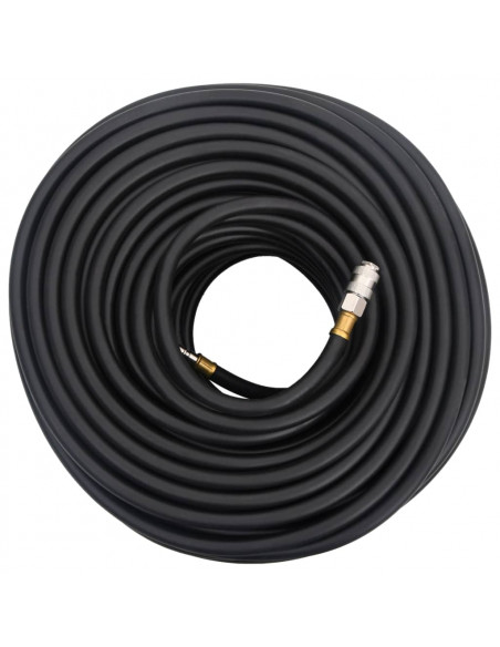 Tubo Aria Ibrido Nero 0,6" 20 m in Gomma e PVC