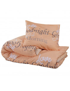 Set Copripiumino Rosa 260x240 cm in Cotone 2