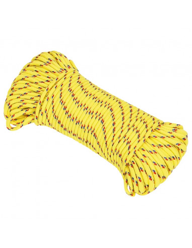 Corda Nautica Gialla 5 mm 25 m in Polipropilene