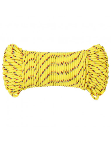 Corda Nautica Gialla 5 mm 25 m in Polipropilene