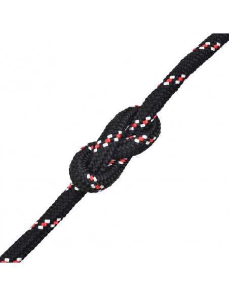 Corda Nautica in Polipropilene 12 mm 50 m Nera