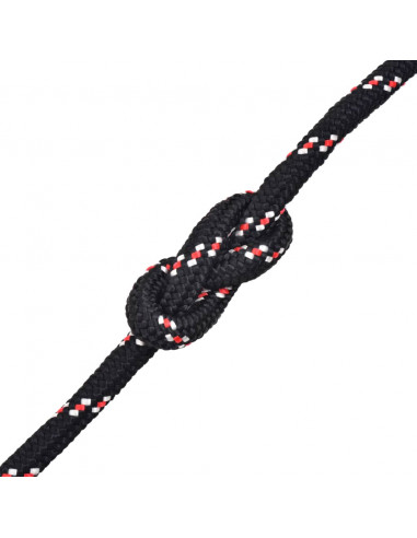 Corda Nautica in Polipropilene 6 mm 100 m Nera