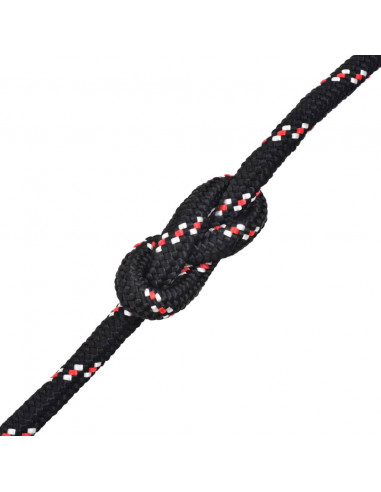 Corda Nautica in Polipropilene 14 mm 50 m Nera