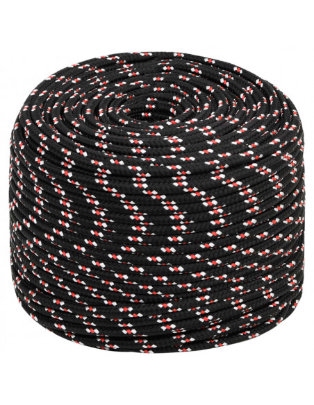 Corda da Lavoro Nera 8 mm 250 m in Polipropilene