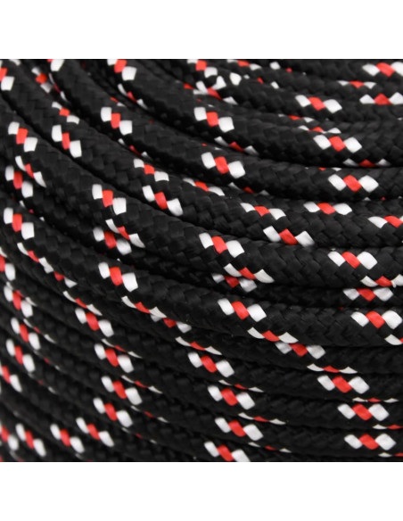 Corda da Lavoro Nera 8 mm 250 m in Polipropilene