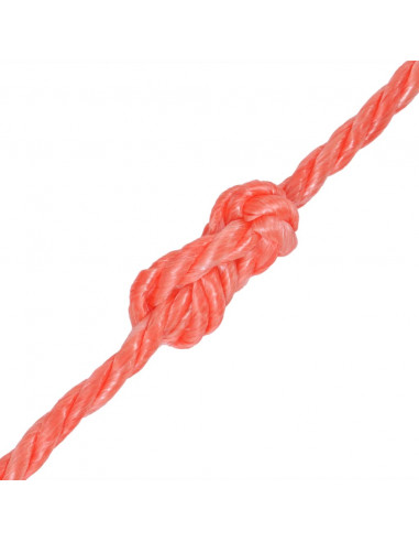 Corda Intrecciata in Polipropilene 10 mm 100 m Arancione