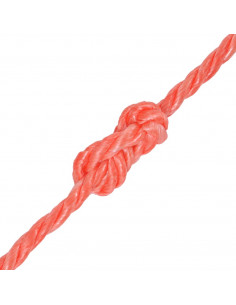 Corda Intrecciata in Polipropilene 8 mm 500 m Arancione 2