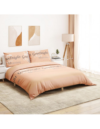 Set Copripiumino Rosa 140x200 cm in Cotone